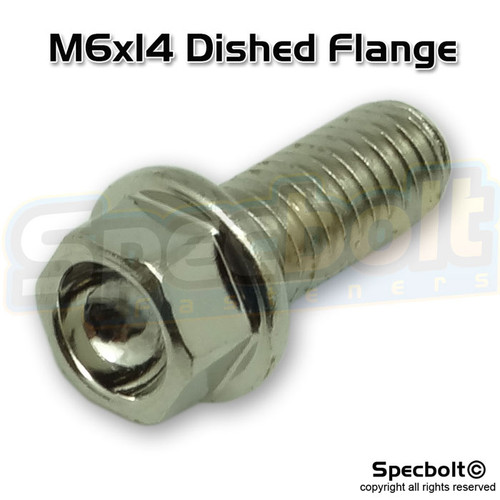 Dished Head Flange Bolt M5x12 (Nickel Würks)