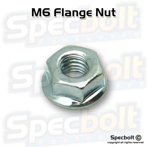 Specbolt Flange Nut M6