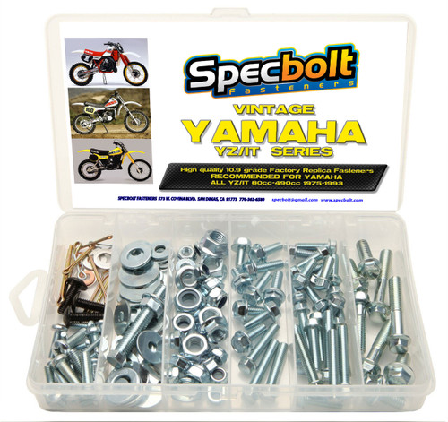 Specbolt 120pc Yamaha YZ IT 2 Stroke Vintage MX Kit Specbolt 120pc Yamaha YZ IT 2 Stroke Vintage MX Kit