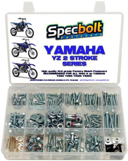 Yamaha YZ, YZF, WR, XT, TTR Plastic & Bodywork Fastener Kit Yamaha YZ, YZF, WR, XT, TTR Plastic & Bodywork Fastener Kit
