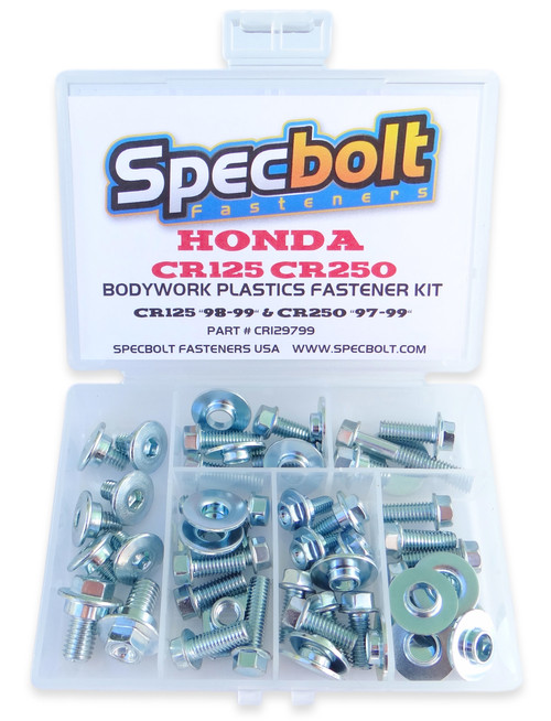 Honda CR80, CR85, CR125, CR250 & CR500 (All Years) 120pc Bolt Kit