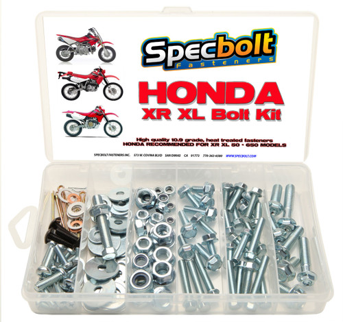Specbolt  Honda XR & XL 120Pc Fastener Maintenance Kit Specbolt  Honda XR & XL 120Pc Fastener Maintenance Kit