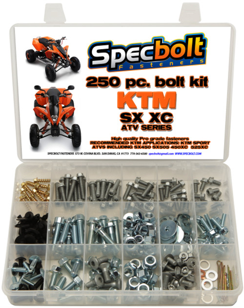Specbolt 250 Piece KTM ATV SX450 SX505 450XC & 525XC Specbolt 250 Piece KTM ATV SX450 SX505 450XC & 525XC