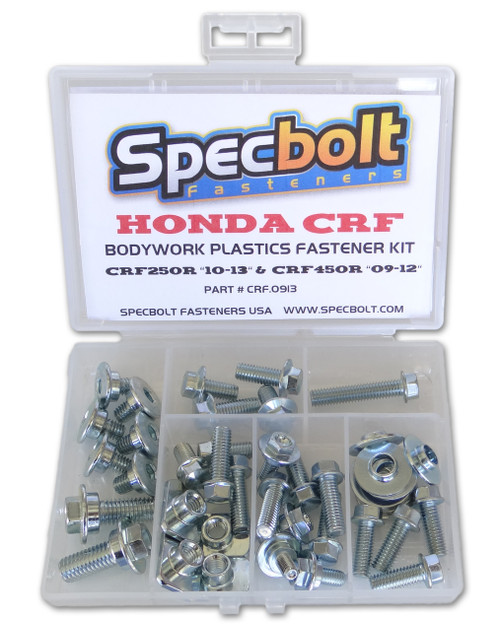 ペッブルWR250rパーツ5点セット Honda 06-09 CRF250R Bodywork Plastics Fastener Kit