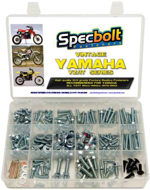 YZ125 Two-Stroke Specific Bolt Kit. Fits: Yamaha YZ125 Two Stroke