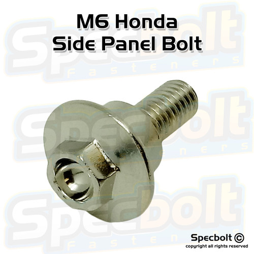 Kawasaki & Honda Factory Match M6 Shoulder Bolt (Nickel Würks)