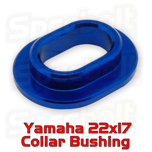 Blue Yamaha 22mm x 17mm Oval Collar Bushing 47192-37K00 5TA-21749-00-00 Blue Yamaha 22mm x 17mm Oval Collar Bushing 47192-37K00 5TA-21749-00-00
