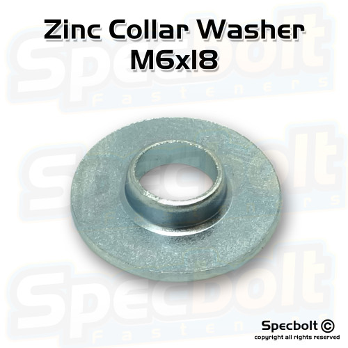 Kawasaki Collar Washer (Black Zinc)
