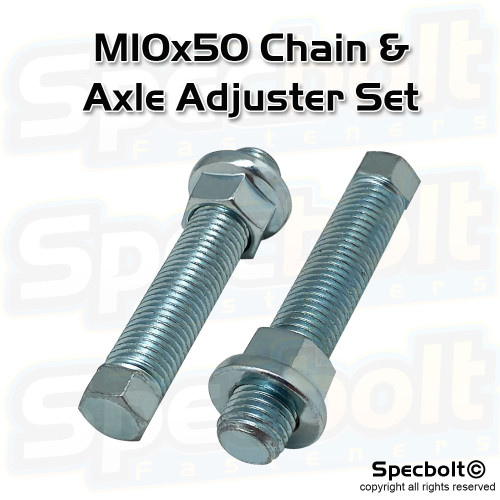 Chain Adjuster Bolt Set M8X50 (OEM Zinc)