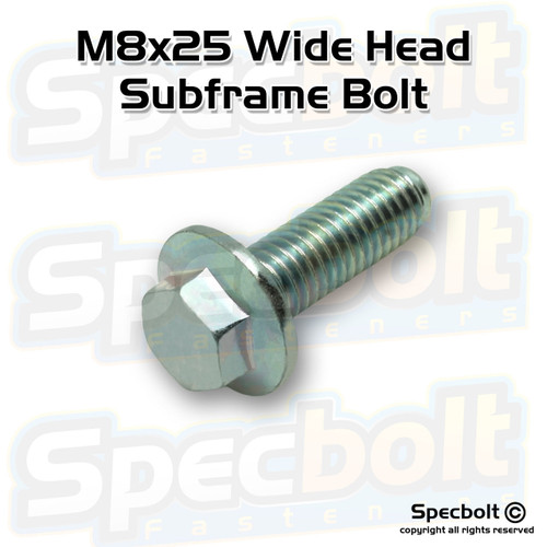 Specbolt Wide Head Subframe Flange Bolt M8x25 90105-08230-00 Specbolt Wide Head Subframe Flange Bolt M8x25 90105-08230-00