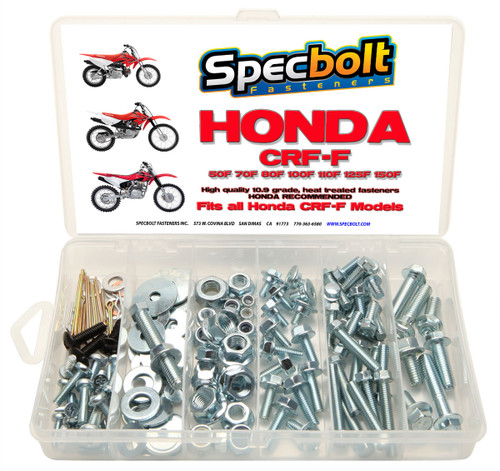 Specbolt Honda CRF-F Models 120Pc Maintenance Bolt/Fastener Kit Specbolt Honda CRF-F Models 120Pc Maintenance Bolt/Fastener Kit