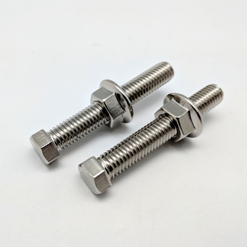 M8 X 50mm Chain Adjuster Bolts For Dirt Bikes - Fits CR, CRF, KX, RM, YZ, WR Models 125-450
