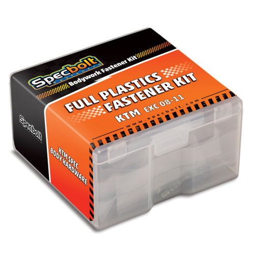 Specbolt KTM EXC 2008-2011 #0811 Full Plastics Body Fastener Bolt Box Kit #0811 Specbolt KTM EXC 2008-2011 #0811 Full Plastics Body Fastener Bolt Box Kit #0811