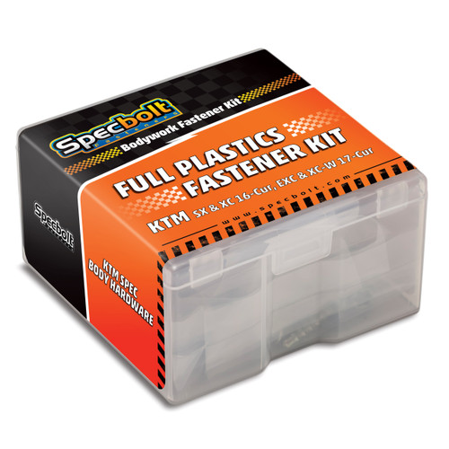 KTM 08-11 EXC Full Plastics & Body Fastener Kit