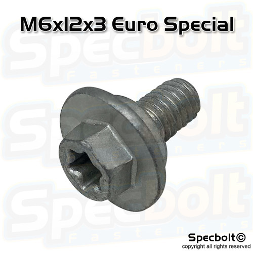KTM, Husqvarna & Euro Special Wide Flange Torx M6x12x3 (Nickel Würks)