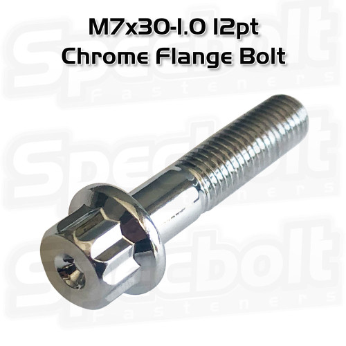 Specbolt M7x30 1.0mm pitch 10.9 grade 12 pt point flange bolt euro husqvarna gas gas KTM cylinder head 50330079000 50430079000 chrome 50 65 125 SX XC 144 150 XC-W Specbolt M7x30 1.0mm pitch 10.9 grade 12 pt point flange bolt euro husqvarna gas gas KTM cylinder head 50330079000 50430079000 chrome 50 65 125 SX XC 144 150 XC-W