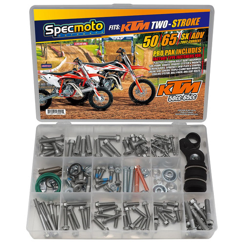 YZ125 Two-Stroke Specific Bolt Kit. Fits: Yamaha YZ125 Two Stroke