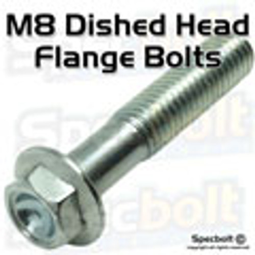  M8 Reduced Dish Head Flange Bolt