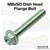 M8 1.25 50 10 zinc plated hardened heat treated steel dished head OEM factory fit finish