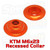Specbolt Orange KTM M6x23 Recessed Collar Bushing 77306001030 Specbolt Orange KTM M6x23 Recessed Collar Bushing 77306001030