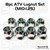 8 piece M10 ATV wheel tapered lugnut stock aftermarket wheels Honda Suzuki Yamaha lug nuts reversible paddles 09159-10114 90304-HA2-003 90179-10540-00 8 piece M10 ATV wheel tapered lugnut stock aftermarket wheels Honda Suzuki Yamaha lug nuts reversible paddles 09159-10114 90304-HA2-003 90179-10540-00