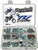 Yamaha YZF
M8x25 Subframe Bolts
Kick Start Bolt (most)
Seat Bolts
Fork Guard Bolts 
Radiator Shroud Bolts
Side Panel Bolts
Master Cylinder Bolts/Lid Screw
Sprocket Bolts
M8 Fuji Lock Nuts
Brake Rotor Bolts
M6 Coolant Drain/Oil Check Bolt w Copper Washer
Yamaha type square Rear Fender Nuts
Stamped Bushings for Plastics/Chain Slider
M5 Chain Slider Shoulder Bolts
M6x12 SEMS Bolt w integrated washer
Carburetor Float Bowl Screw w integrated lock washer Yamaha YZF
M8x25 Subframe Bolts
Kick Start Bolt (most)
Seat Bolts
Fork Guard Bolts 
Radiator Shroud Bolts
Side Panel Bolts
Master Cylinder Bolts/Lid Screw
Sprocket Bolts
M8 Fuji Lock Nuts
Brake Rotor Bolts
M6 Coolant Drain/Oil Check Bolt w Copper Washer
Yamaha type square Rear Fender Nuts
Stamped Bushings for Plastics/Chain Slider
M5 Chain Slider Shoulder Bolts
M6x12 SEMS Bolt w integrated washer
Carburetor Float Bowl Screw w integrated lock washer