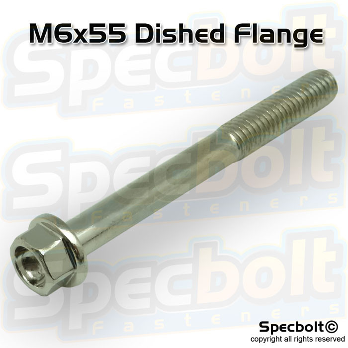  ベナッシ Dished Head Flange Bolt M6x55 (Nickel Würks)