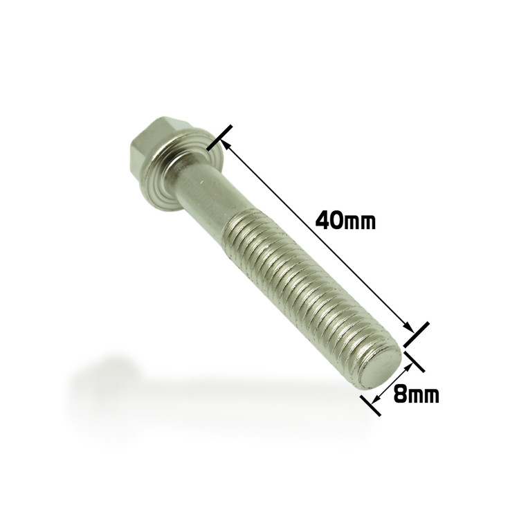 Dished Head Flange Bolt M8x40 (Nickel Würks)