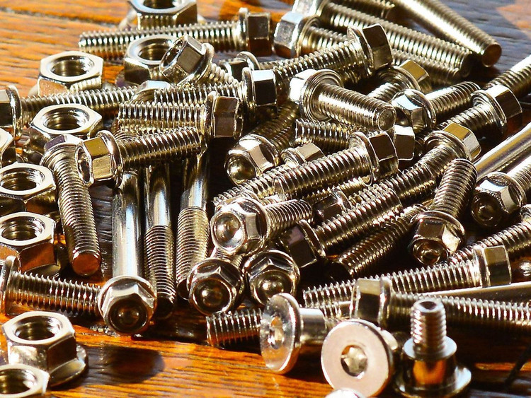 Complete Engine Bolt Kit For Honda CR125 - Nickel-Plated Hardware By Specbolt, Restores Like Titanium Look