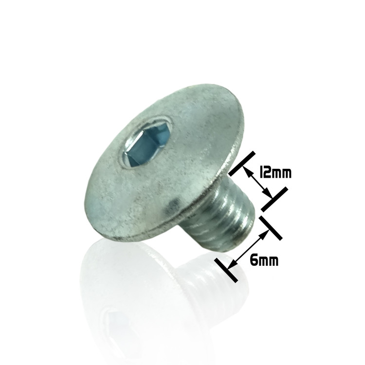 M6 x 1.0 x 12 zinc Allen key fairing Fastener