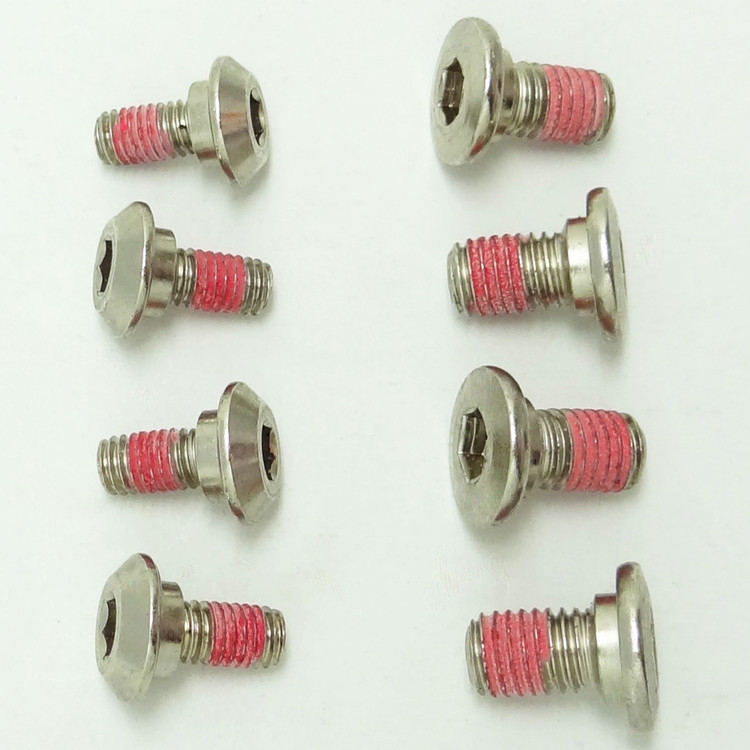 Kawasaki 03-05 KX125, 03-07 KX250, 04-Cur KX250F, 06-Cur KX450F, 08-09  KLX450 8pc Front & Rear Rotor Bolts (Nickel Würks)