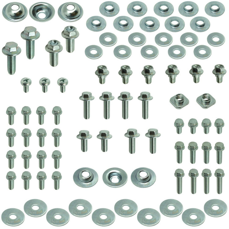 Suzuki RM RMZ RMX 87pc Plastics & Bodywork Fastener Kit