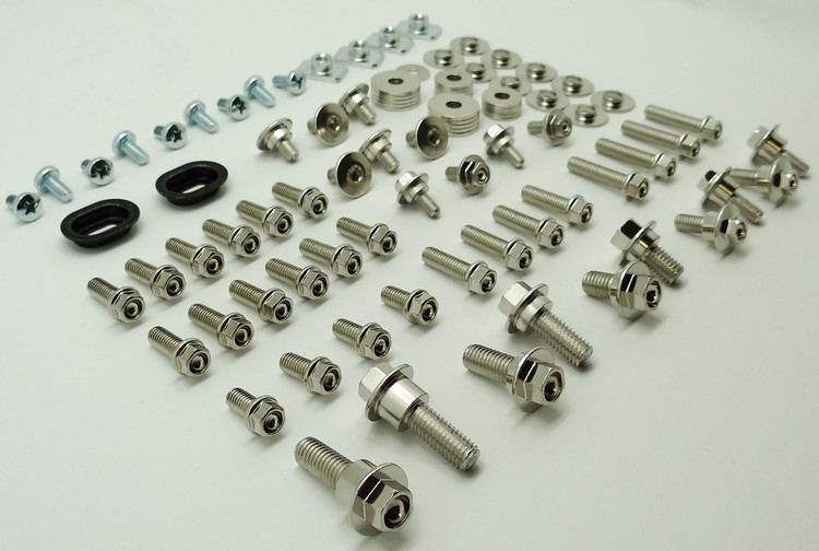 honda crf250r crf450r nickel specbolt Plastics Bodywork Fastener Kit