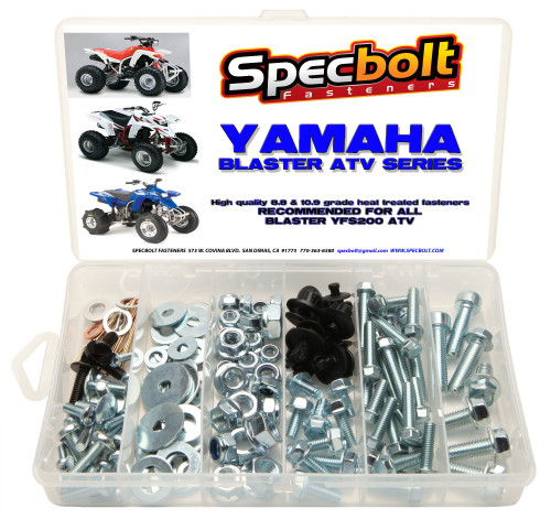 Yamaha Blaster 200cc 2 Stroke ATV 120pc Bolt Kit