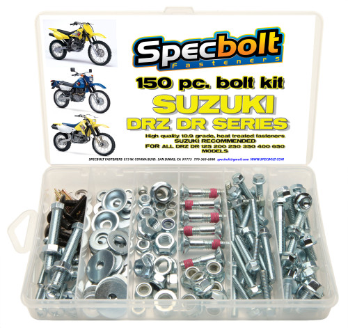 Suzuki DR DRZ Dual Sport 150pc Bolt Kit