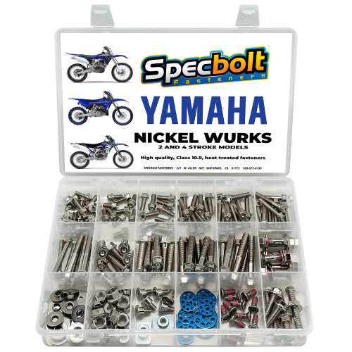 Yamaha YZ/YZF Dress-Up Bolt Kit (Nickel Würks)