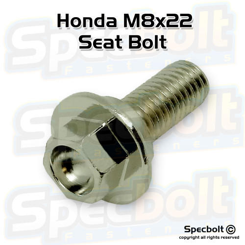 Honda 09-12 CRF450R & 10-13 CRF250R Seat Bolt M8x22 (Nickel Würks)