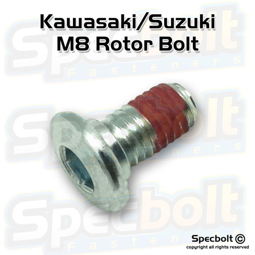 Kawasaki & Suzuki Dirt Bike Brake Rotor Bolt M8x15