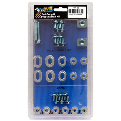 Specbolt Full Plastics Body Fastener Bolt Kit Fits: YAMAHA YZ450F (2018 To Current) #1820 OEM Matching Hardware Fenders Fork Guard Seat Shrouds