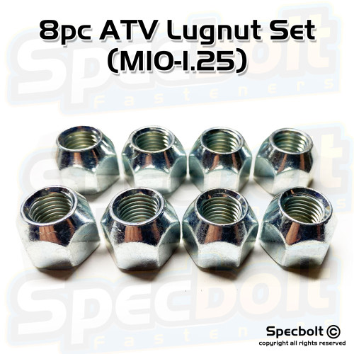 AT TAKAリンク 25cm 8pc ATV Lugnut Set (M10-1.25)