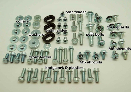 Honda CR Universal Plastics / Bodywork 93Pc Fastener Kit