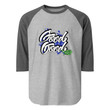 Unisex 3/4 Sleeve Raglan Shirt Good Good Ganja