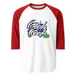 Unisex 3/4 Sleeve Raglan Shirt Good Good Ganja