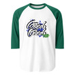 Unisex 3/4 Sleeve Raglan Shirt Good Good Ganja