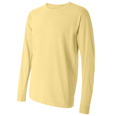 Fraternity & Sorority Comfort Colors Banana Long Sleeve T-Shirt