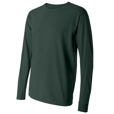 Fraternity & Sorority Comfort Colors Blue Spruce Long Sleeve T-Shirt