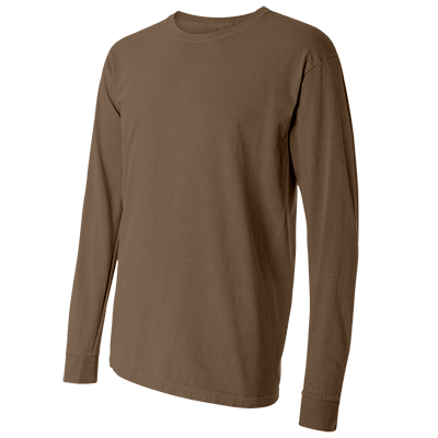 Fraternity & Sorority Comfort Colors BrassLong Sleeve T-Shirt