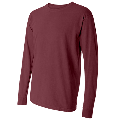 Fraternity & Sorority Comfort Colors Brick Long Sleeve T-Shirt