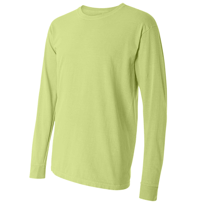 Fraternity & Sorority Comfort Colors Celadon Long Sleeve T-Shirt