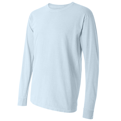 Fraternity & Sorority Comfort Colors Chambray Long Sleeve T-Shirt